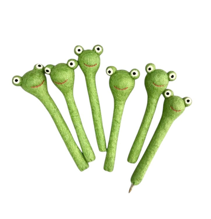 Felt Frog Pencil Topper