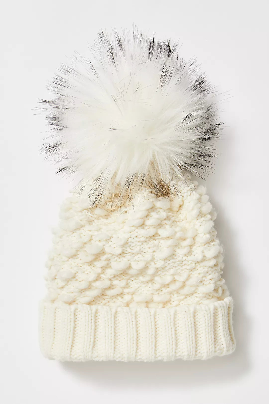 Harmony Faux Fur Beanie | Ivory
