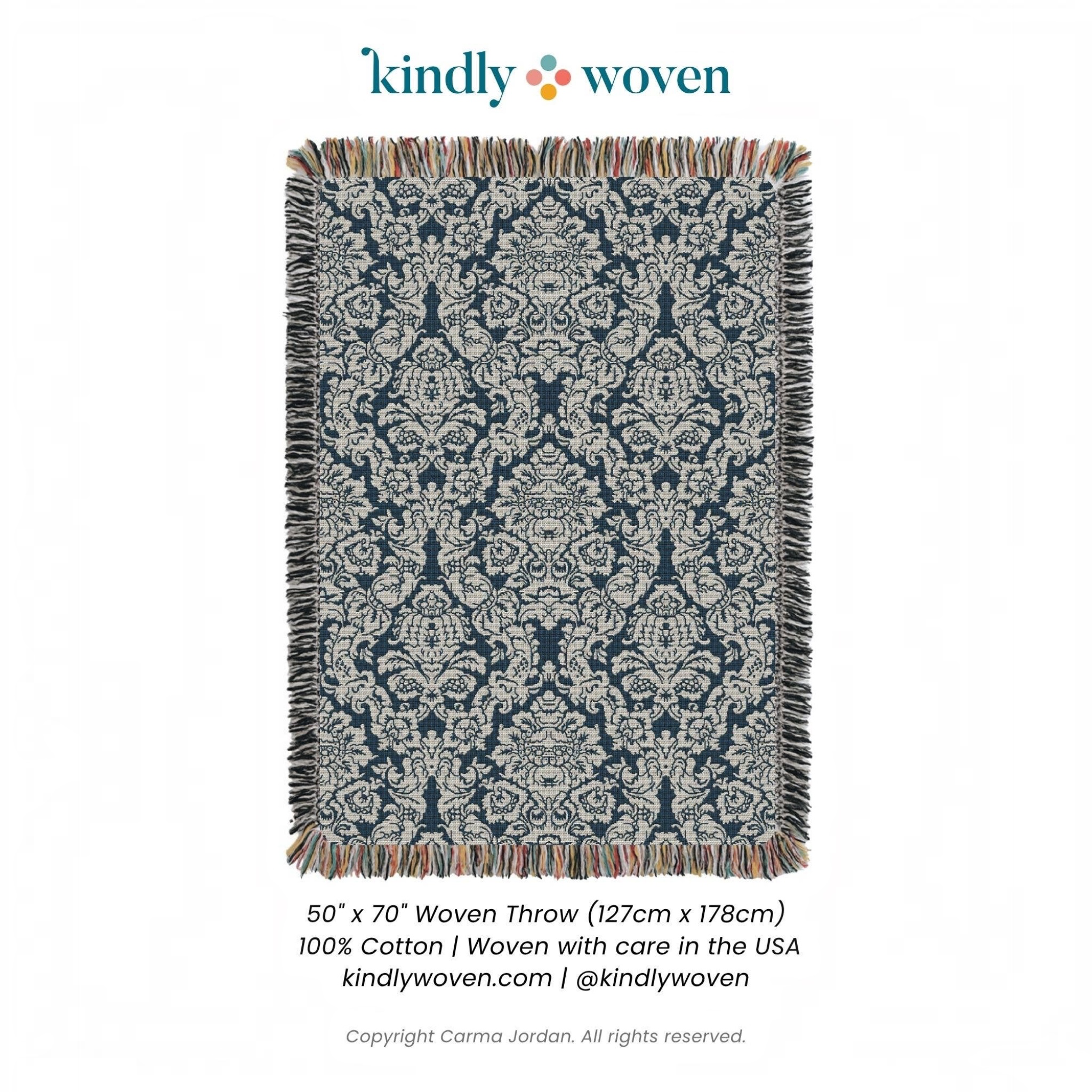 Verona Blanket | Cerulean
