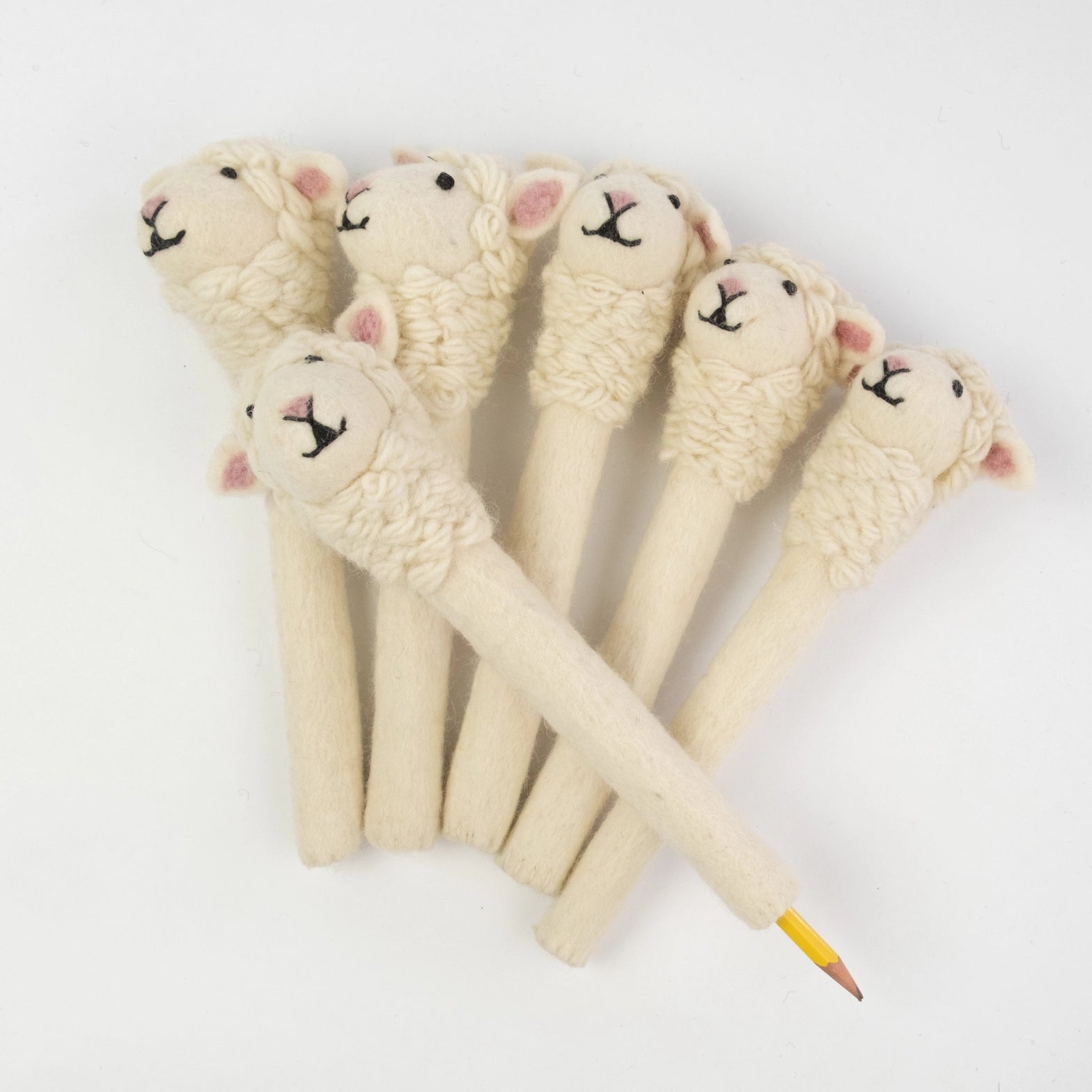 Felt Sheep Pencil Topper