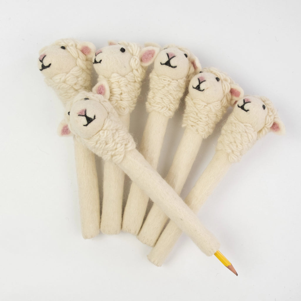 Handmade Felt Pencil Topper | Choice of Animal Character
