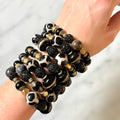 African Trade Bead & Tibetan Jet Bracelet