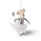 Princess Mouse w/ Wand Ornament