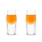 Heavyweight Crystal Shot Glasses S/2