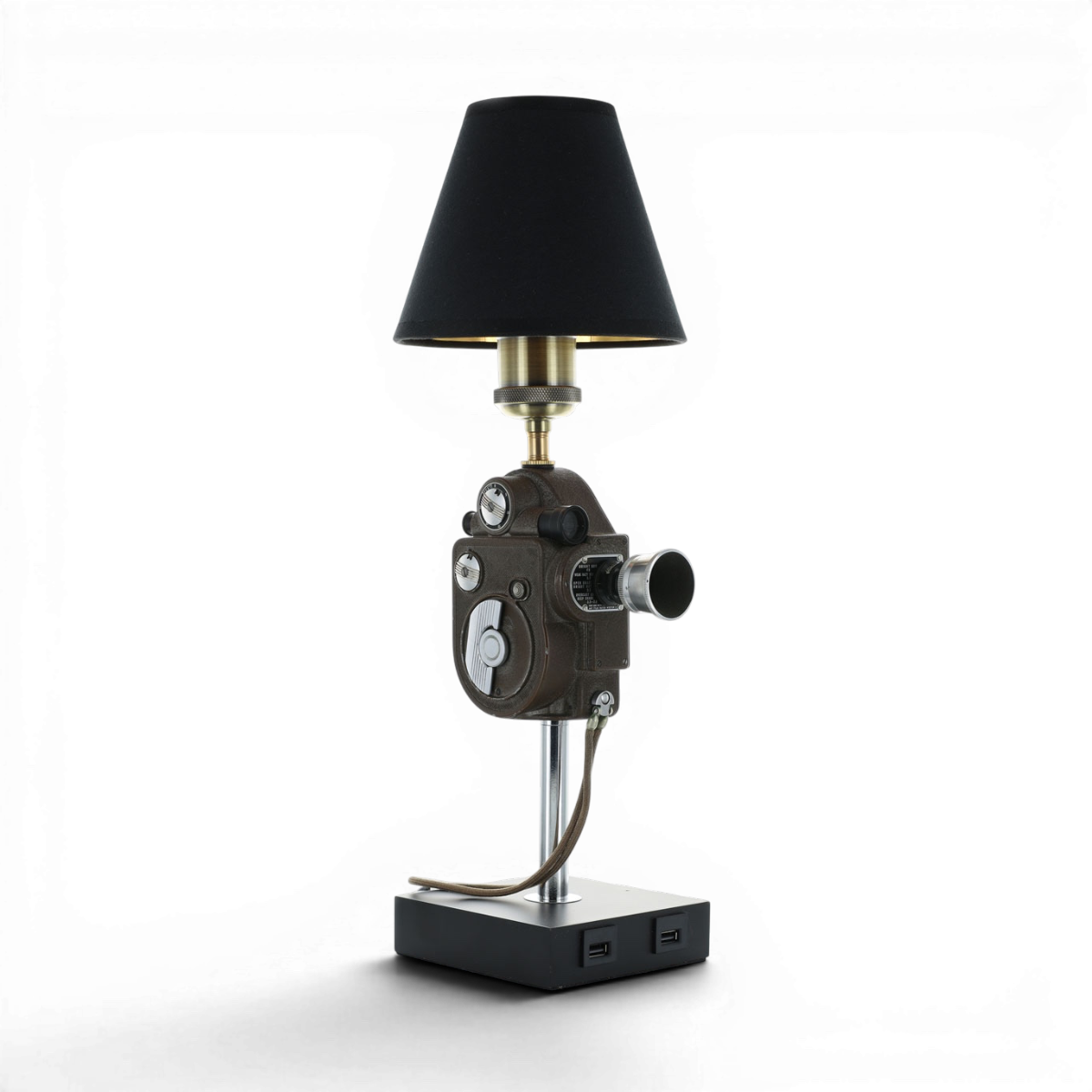 Revere Eight Vintage Movie Camera USB Lamp