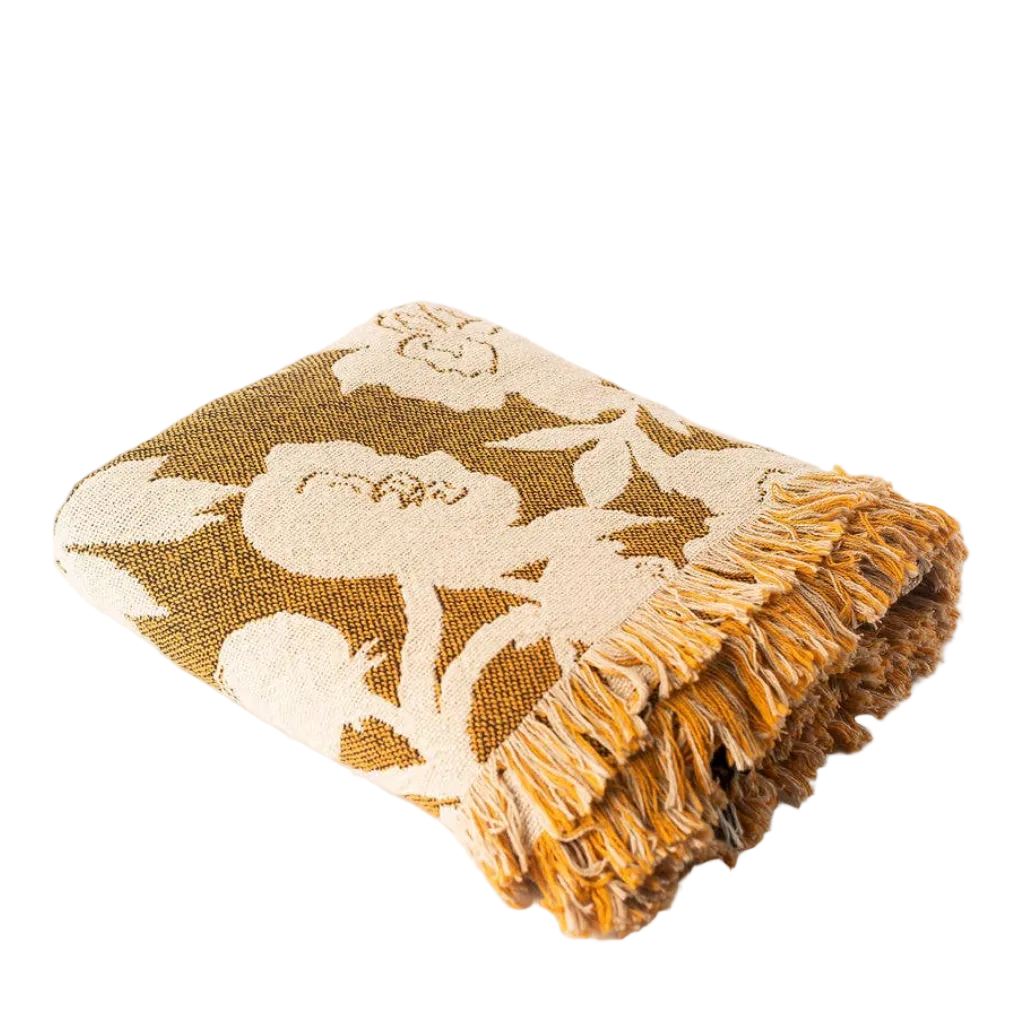 Addy Blanket | Ochre