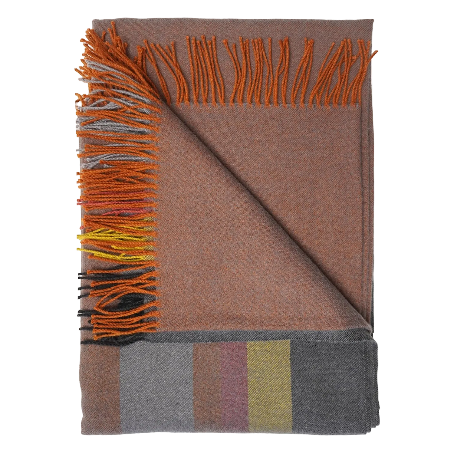 100% Baby Alpaca Throw I Copper Mine