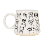 Oversized Mug with Dogs