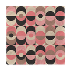 CIRCLE IN OVAL MCM Cocktail Napkins