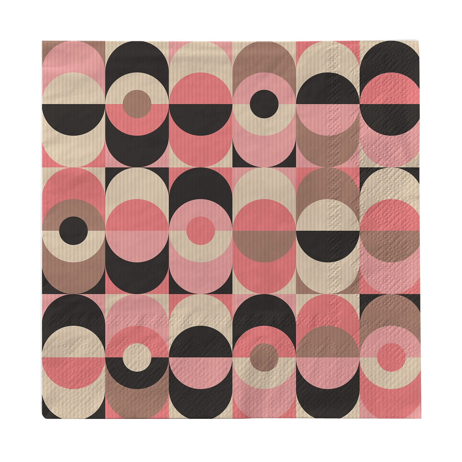 Pink & Black MCM Cocktail Napkins