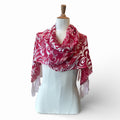 Hand-Dyed Silk & Rayon Scarf | Rose Baroque