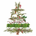 Christmas Arbor Cocktail Napkin