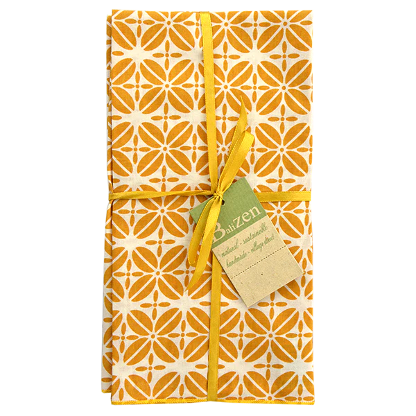 Coffee Beans Turmeric Napkins S/4