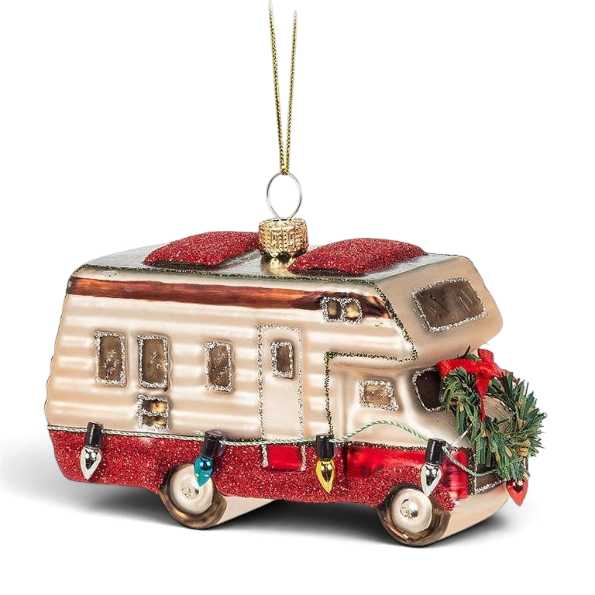 RV Camper with Lights Ornament