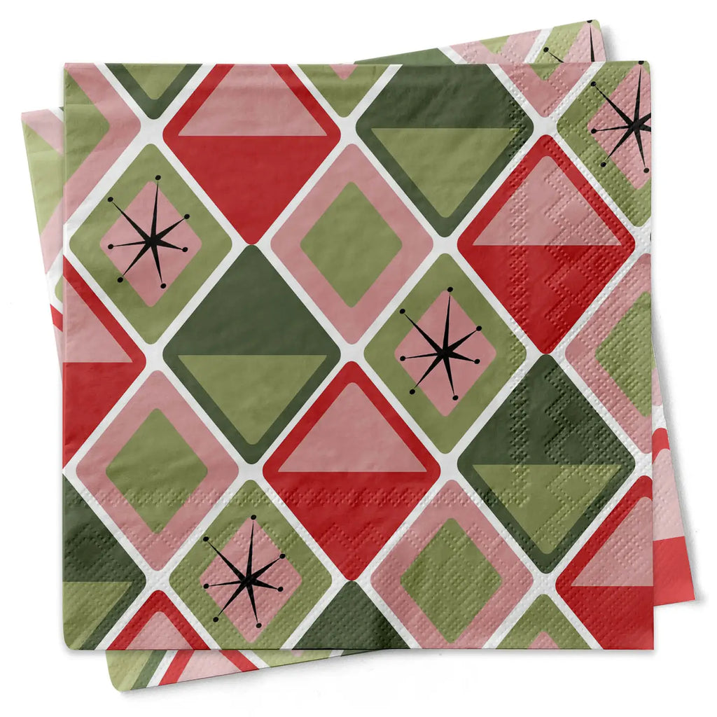 Diamonds MCM Cocktail Napkin