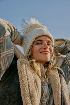 Harmony Faux Fur Beanie | Ivory