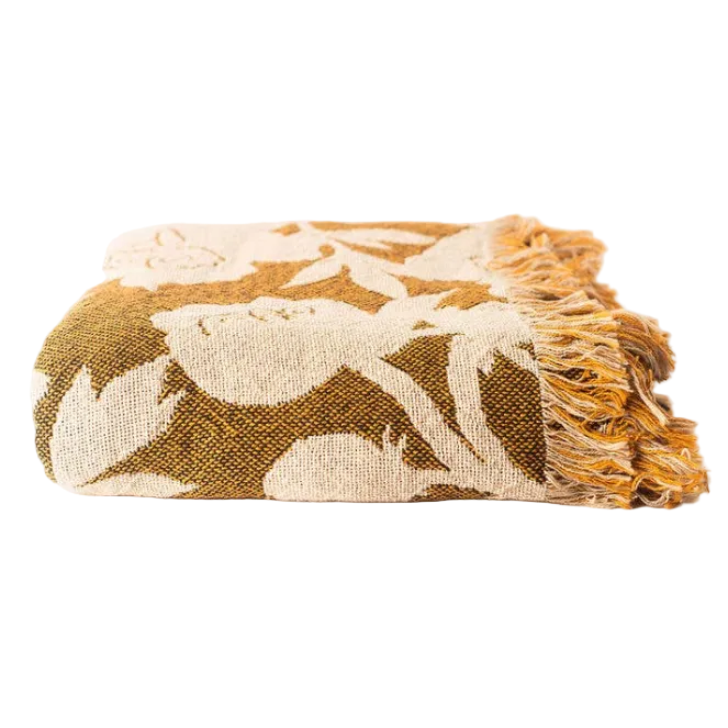 Addy Blanket | Ochre