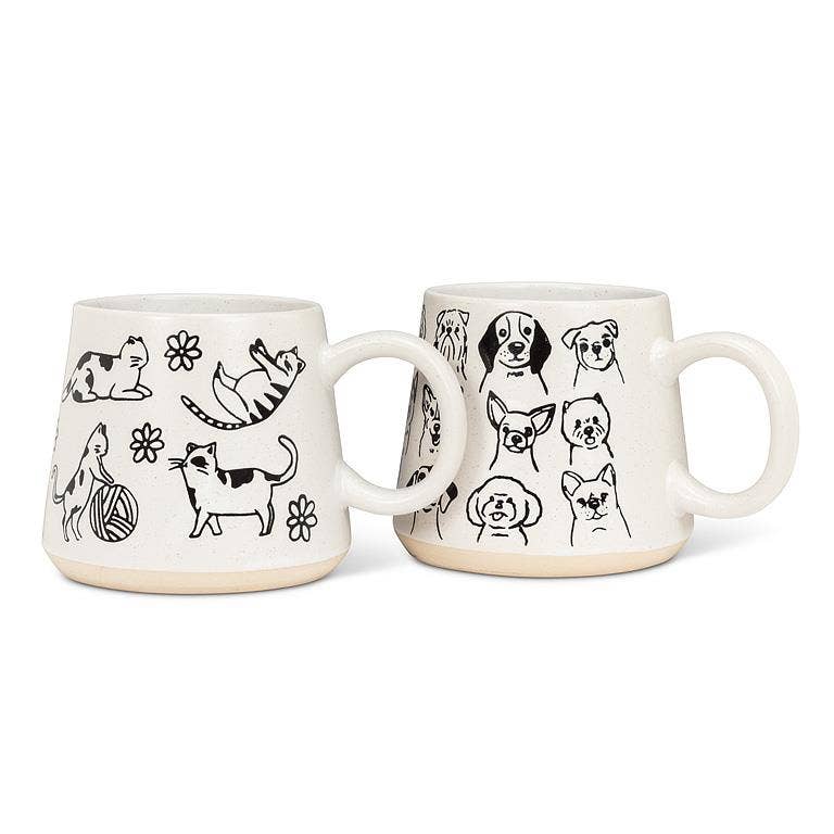 Oversized Mug with Cats