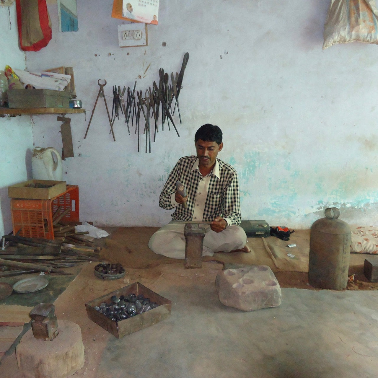 Vine Chime Hand-Tuned 5 Desert Bells | Bronze