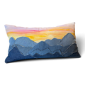 BLUE RIDGE SUNSET Throw Pillow
