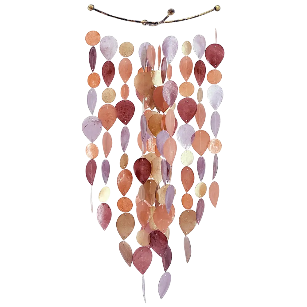 Capiz Chime Leaf | Choice of Colors
