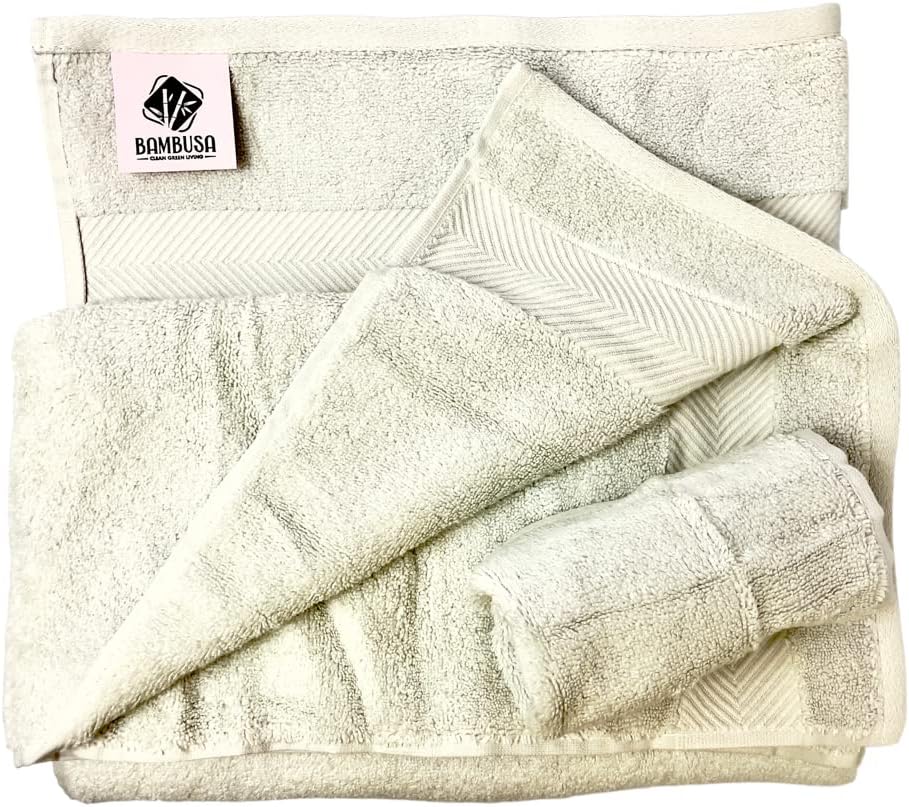 Luxury Bamboo / Cotton 3-Piece Spa Towel Set | Choice of Colors