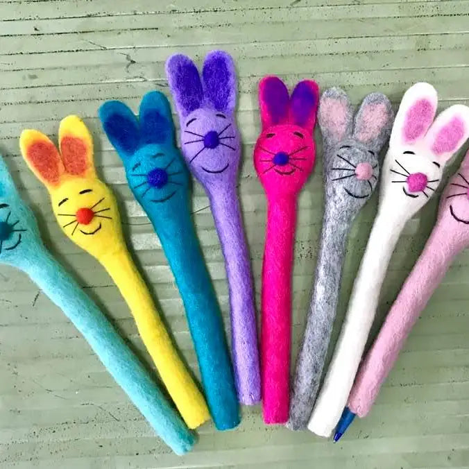 Felt Bunny Pencil Topper | Choice of Colors