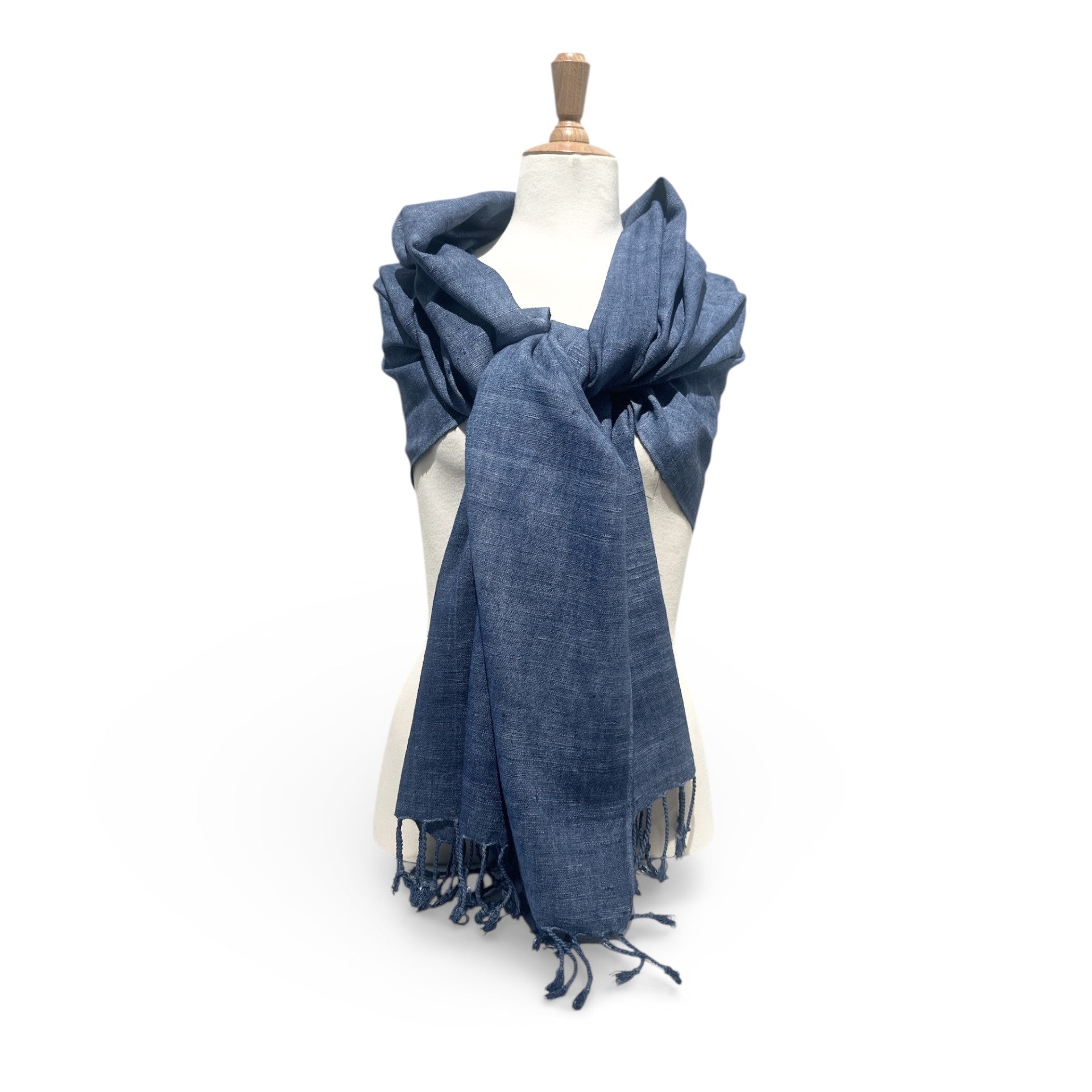 Hand-Dyed 100% Silk Wrap | Stonewash Skye