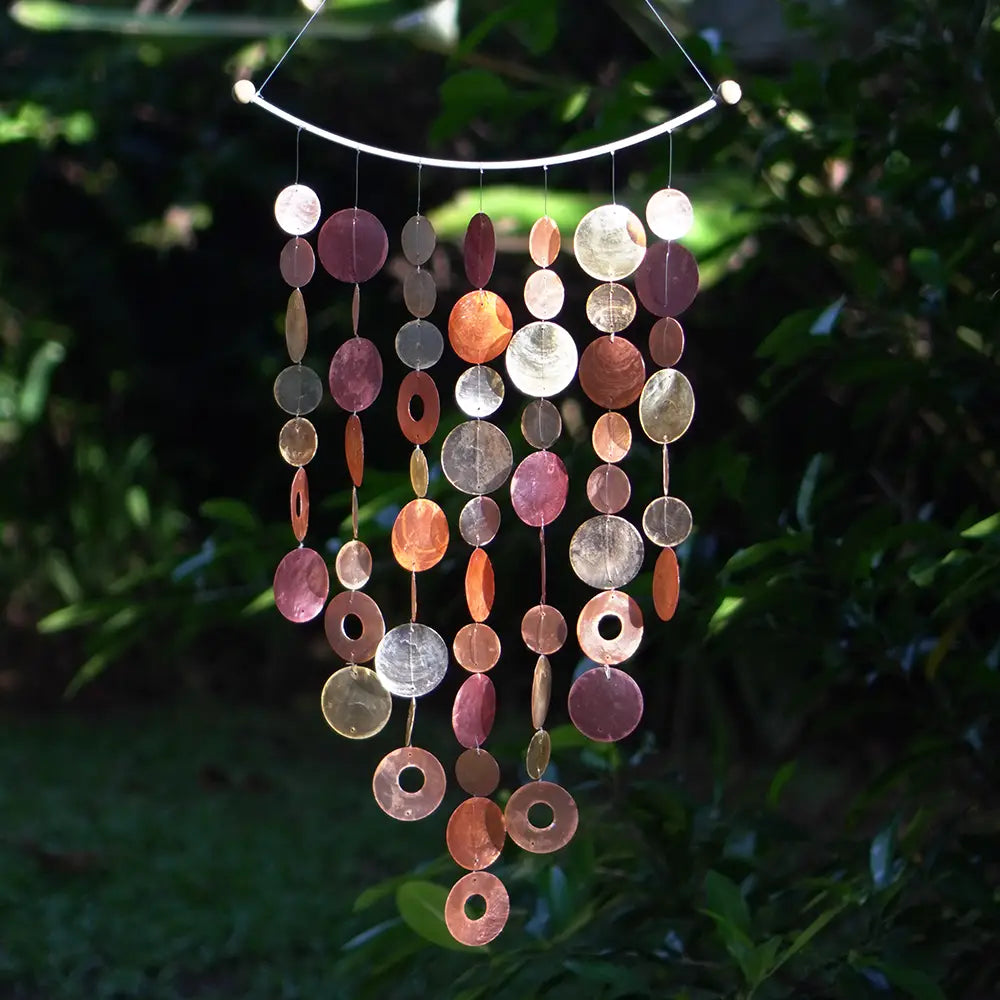 Capiz Chime Inverted Arch | Choice of Colors