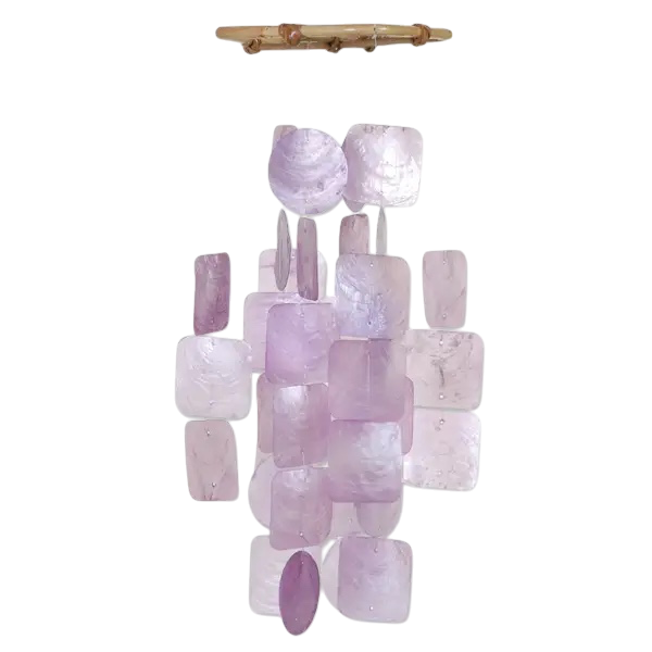 Capiz Chime Small Square | Choice of Colors