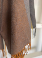 100% Baby Alpaca Throw I Copper Mine