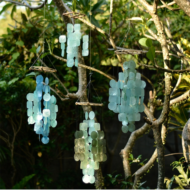 Capiz Chime Medium Round - Thumbnail 3