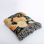 POPPY Tapestry Cotton Throw | Grove Floral