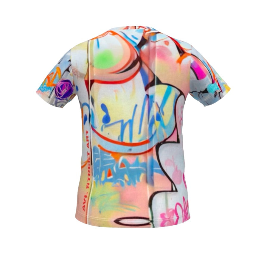 AVL Street Art Multicolor Graffiti T-Shirt