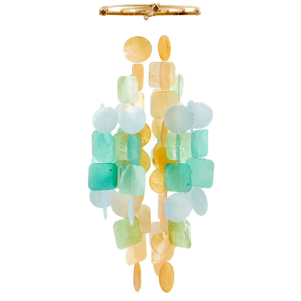 Capiz Chime Medium Round