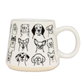 Oversized Mug with Dogs
