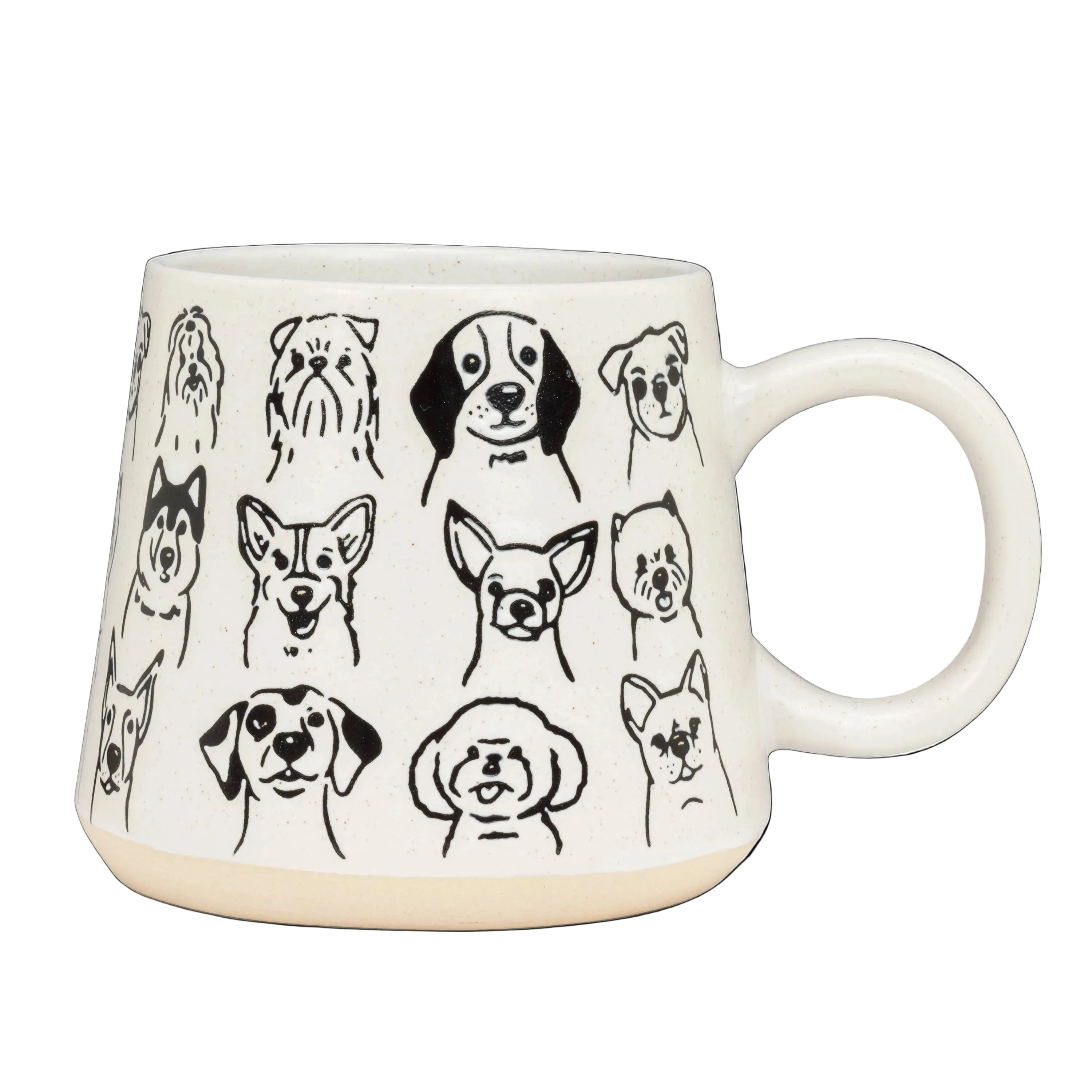 Oversized Mug with Dogs