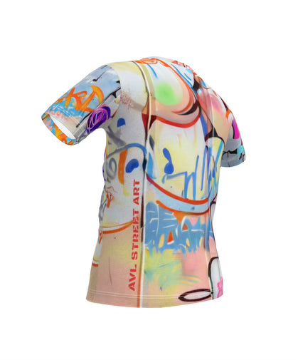 AVL Street Art Multicolor Graffiti T-Shirt