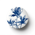 Blue Floral 8.5" Porcelain Salad Plate