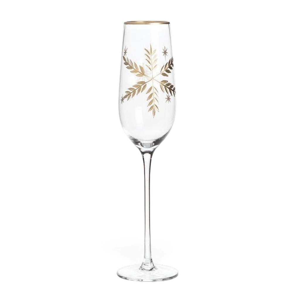 Gold Snowflake Flute