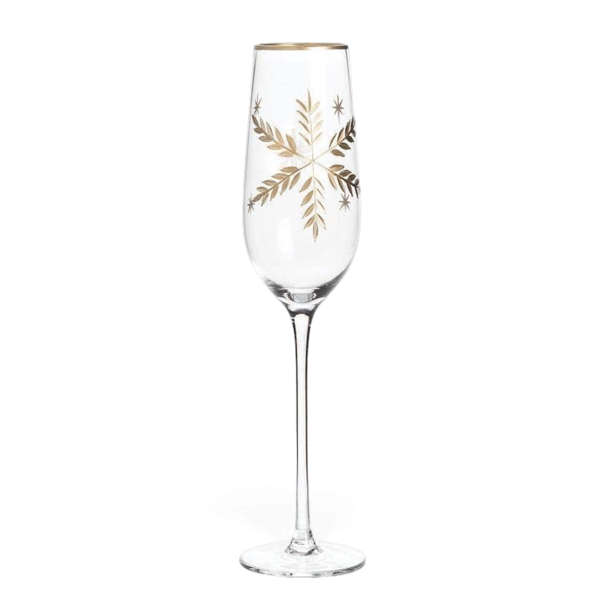 Gold Snowflake Flute