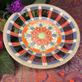 Stoneware Cutout Bowl | Hand-Painted Mandala Design