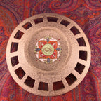 Stoneware Cutout Bowl | Hand-Painted Mandala Design