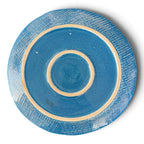 Blue Polka Dot Stoneware Salad Plate | 8.5”