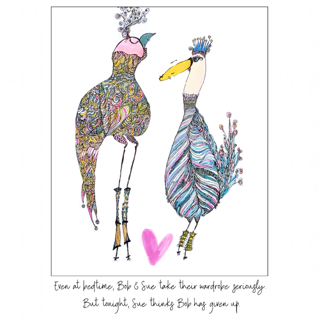 "Bob & Sue" Greeting Card