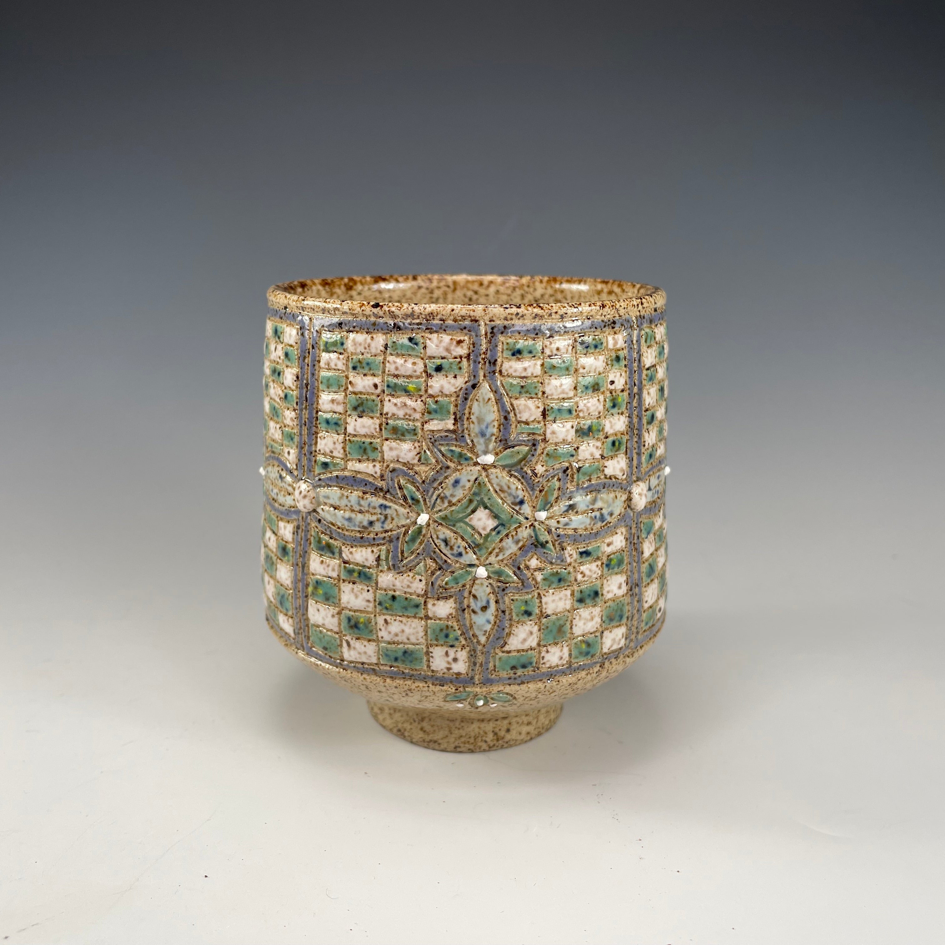 “Crop Circles” Stoneware Cup