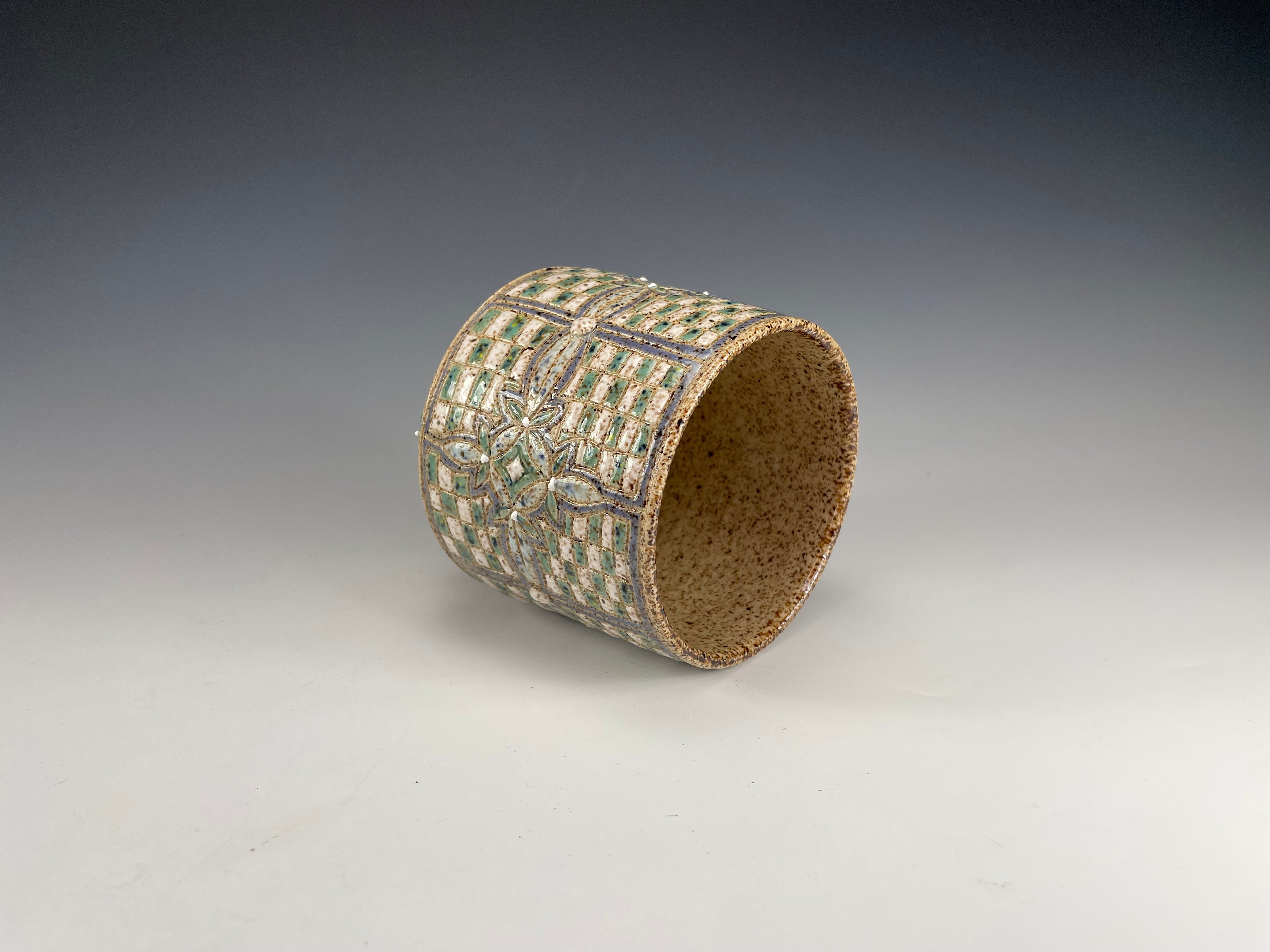 “Crop Circles” Stoneware Cup