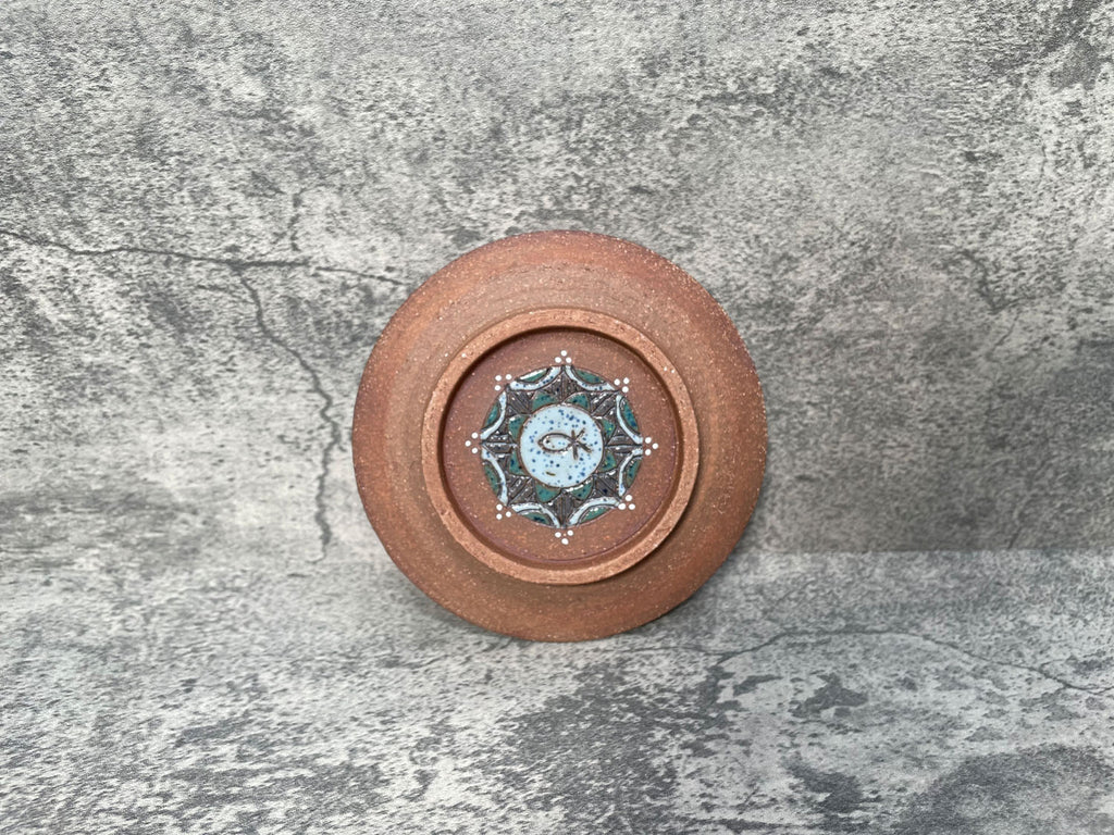 Stoneware Candle Tray