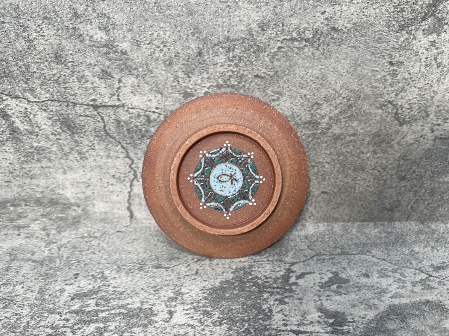 Stoneware Candle Tray