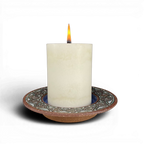 Stoneware Candle Tray